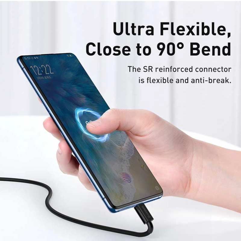 قیمت و خرید کابل شارژ 2 متری USB به USB-C باسئوس مدل CAMYS-A01